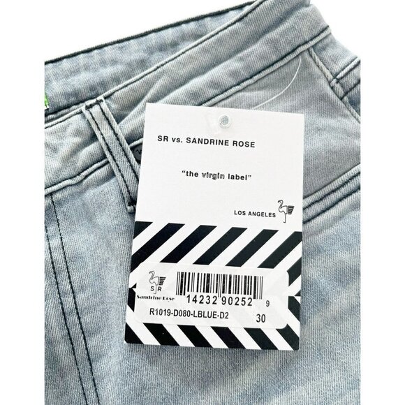 Sandrine Rose X Free People Womens Sz 30 High Waist Distressed Skinny Jeans NWT - Picture 5 of 11